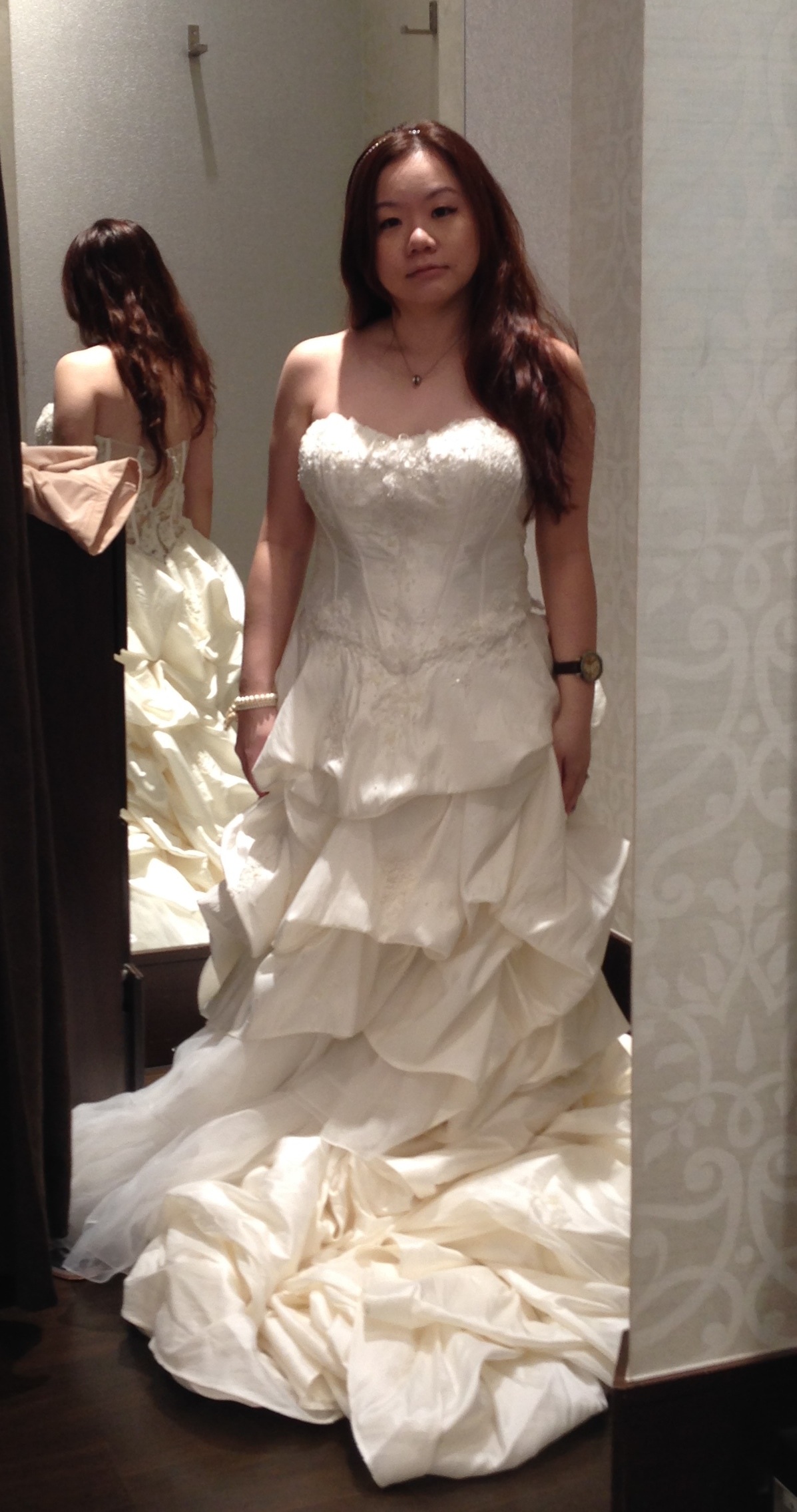 My Baby Qian in Splendid White Dress, Pre-Wedding Photoshoot