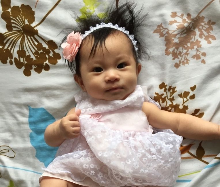 Baby Olivia's 3 months old!